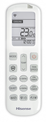 Hisense Инверторные сплит-системы серии GOAL DC Inverter Wi-Fi AS-09UW4RYRCA05 